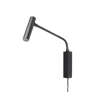 1155/1 ARANDELA ARK C/ RABICHO PRETO 3000K