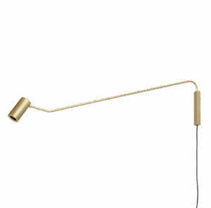 1165/1 ARANDELA POLI C/ INTERRUPTOR CHAMPAGNE