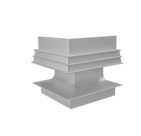 1128/1 PERFIL NO FRAME TETTO DUPLO JUN ?NGULO ABERTO BRANCO