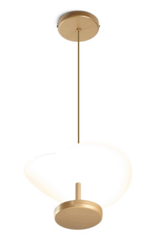 1070/27 PENDENTE UP DOURADO ONO 270MM 3000K SOBREPOR