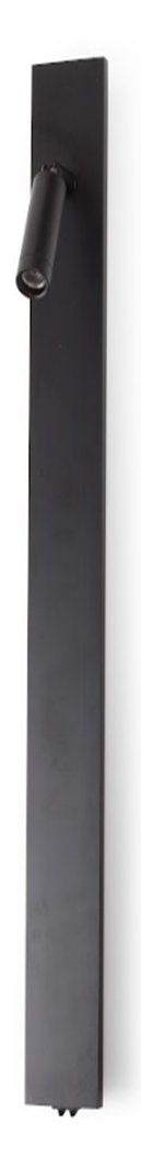 1056/120 ARANDELA INFINITY PRETO 3000K COM DOIS INTERRUPTORES E MINI SPOT