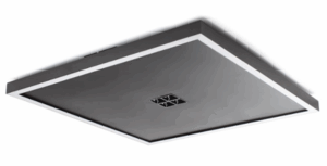 1052/50 PLAFON ELEGANCE PRETO E BRANCO 3000K QUATRO FOCOS