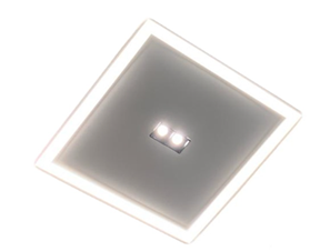 1081/30 PLAFON EMBUTIR ELEGANCE BRANCO 3000K DOIS FOCOS