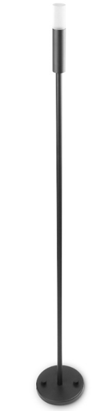 1116/1 BALIZADOR TOUR PRETO 350MM CANOPLA 3000K