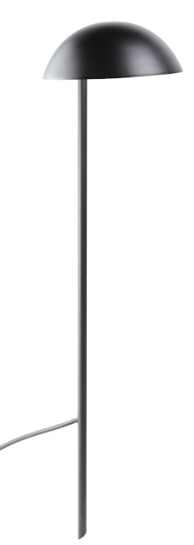 1100/1 BALIZADOR NIKI PRETO 350MM CANOPLA