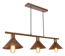 633/3 PENDENTE QUEENS COBRE POLIDO