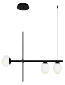 806/3 PENDENTE HILLS DOURADO ESCOVADO