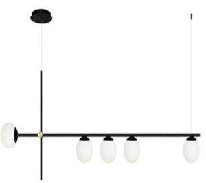 806/5 PENDENTE HILLS DOURADO ESCOVADO
