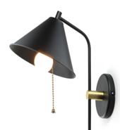 863/1 ARANDELA ZURICK PRETO