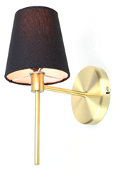 887/1 ARANDELA STRING BRANCO CUPULA CRU