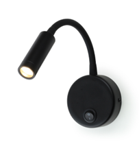 1028/1 ARANDELA SCORE PRETO 3000k