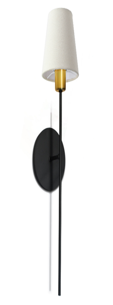 817/1 ARANDELA TORCH BRANCO CUPULA BRANCA