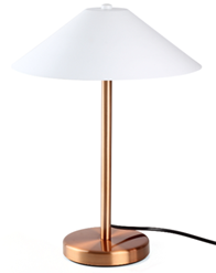 897/1 LUMINARIA DE MESA MAIA DOURADO ESCOVADO