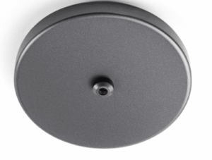 1111 CANOPLA SOBREPOR PRETO 120MM