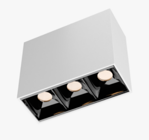 1320/3 PLAFON POINT 6W 30° PRETO 3000K