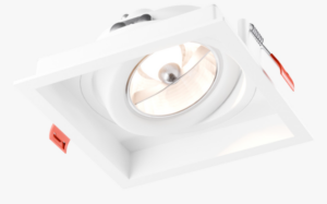 1339/1 EMBUTIDO RECUADO QUADRADO EDGE AR70/PAR20 BRANCO